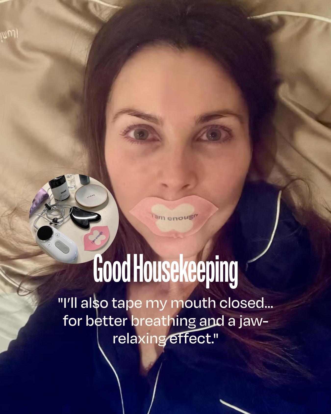 We Shut It mouth tapes for better sleep mentioned in Good Housekeeping.