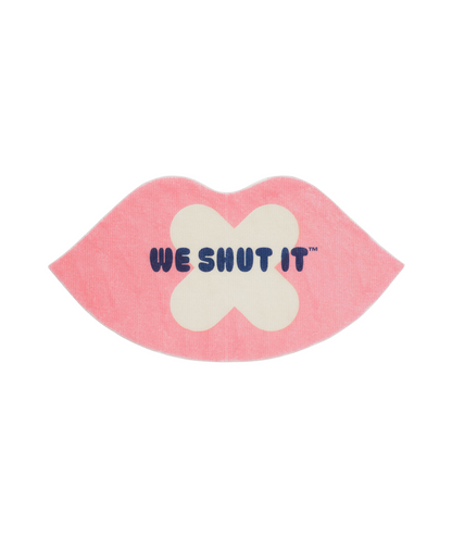 We Shut It mouth tape for better sleep stamped with affirmations. 