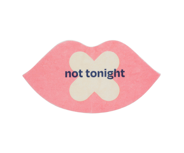 We Shut It mouth tape for better sleep stamped with affirmations. 