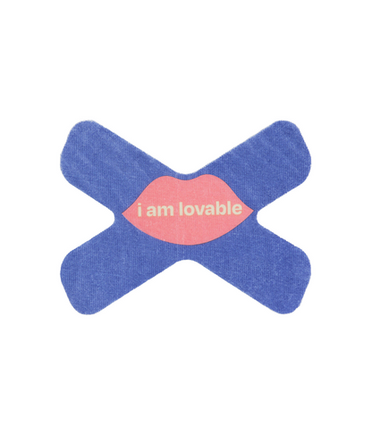 We Shut It mouth tape for better sleep stamped with affirmations. 